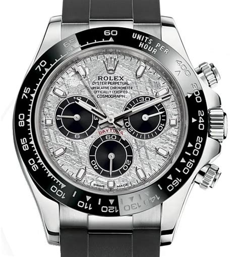 rolex daytona quadrante meteorite|rolex daytona meteorite white gold.